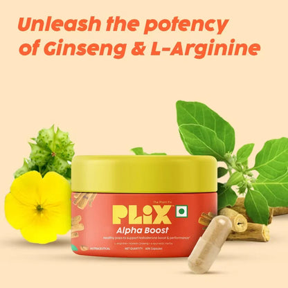 PLIX The Plant Fix Vitality Support Capsules for Men - 60 caps