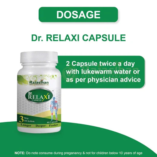Dr Relaxi Herbal Capsules - 40 caps