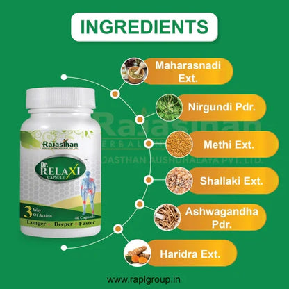 Dr Relaxi Herbal Capsules - 40 caps