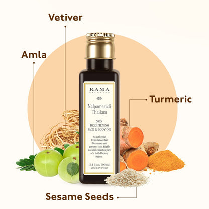 Kama Ayurveda Nalpamaradi Thailam Skin Brightening Treatment