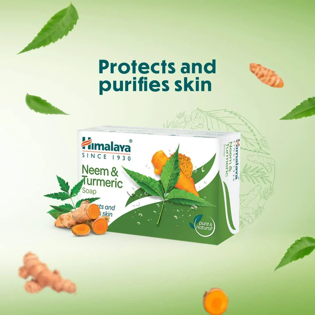 Himalaya Herbals Neem and Turmeric Soap -75 gm - Pack of 1