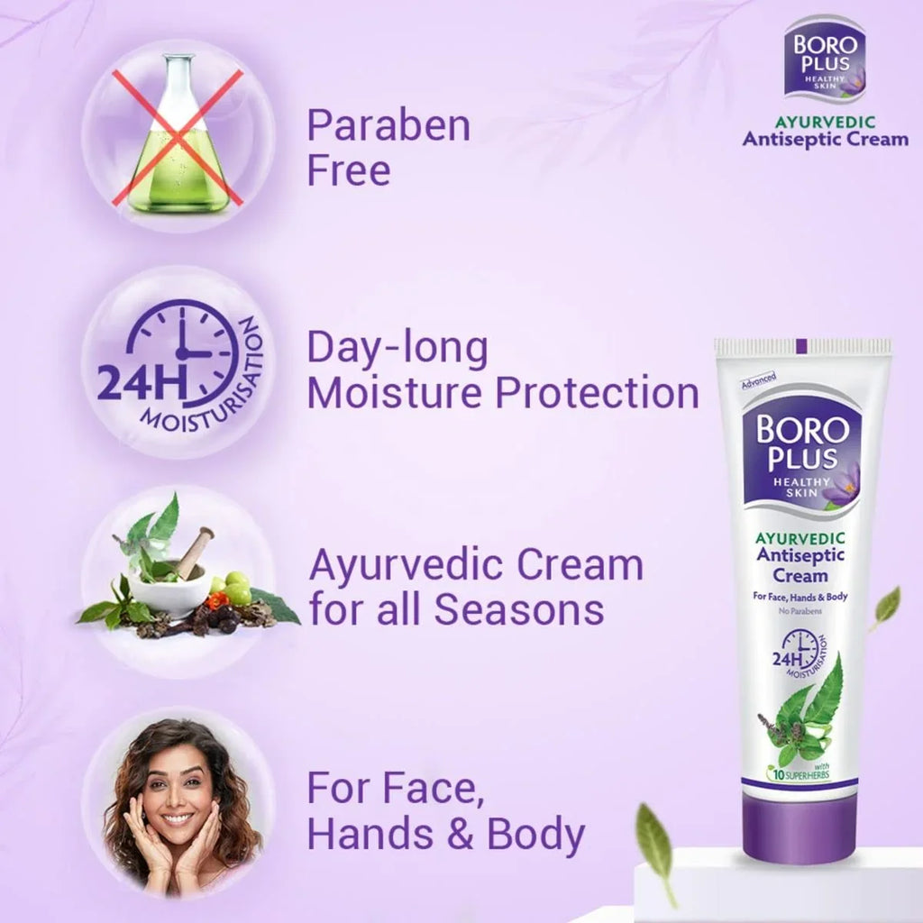 BoroPlus Ayurvedic Antiseptic Cream -120 ml