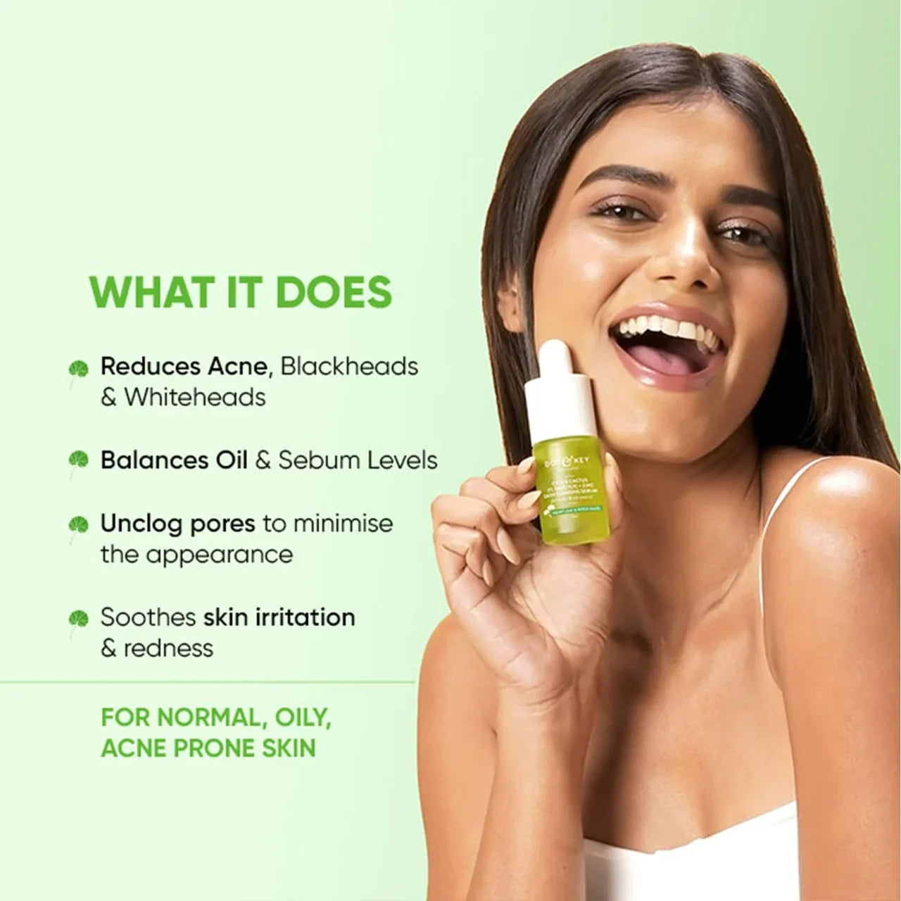 Dot & Key 2% Salicylic + Zinc Acne Busting Face Serum For Acne & Oil Control -30 ml
