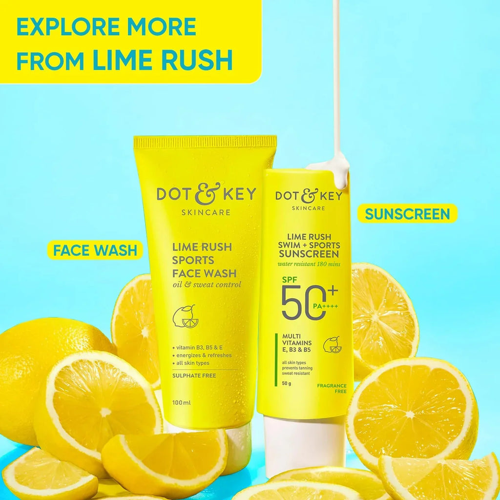 OT & KEY Lime Rush Sports Face Wash - 100Ml