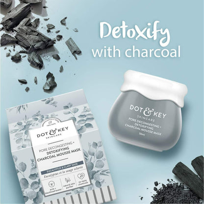 Dot & Key Pore Decongesting + Detoxifying Charcoal Mousse Clay Mask