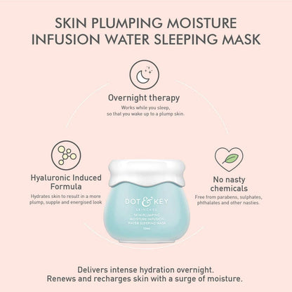 Dot & Key Skin Plumping Moisture Infusion Water Sleeping Mask