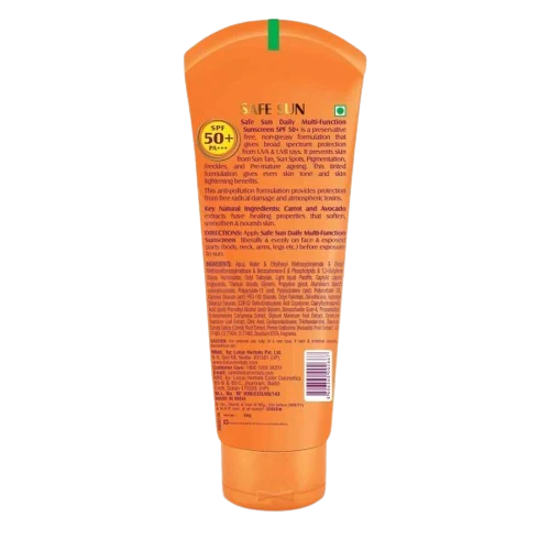 Lotus Herbals Safe Sun Daily Multi-Function Sunblock SPF PA+++ - 60 gms