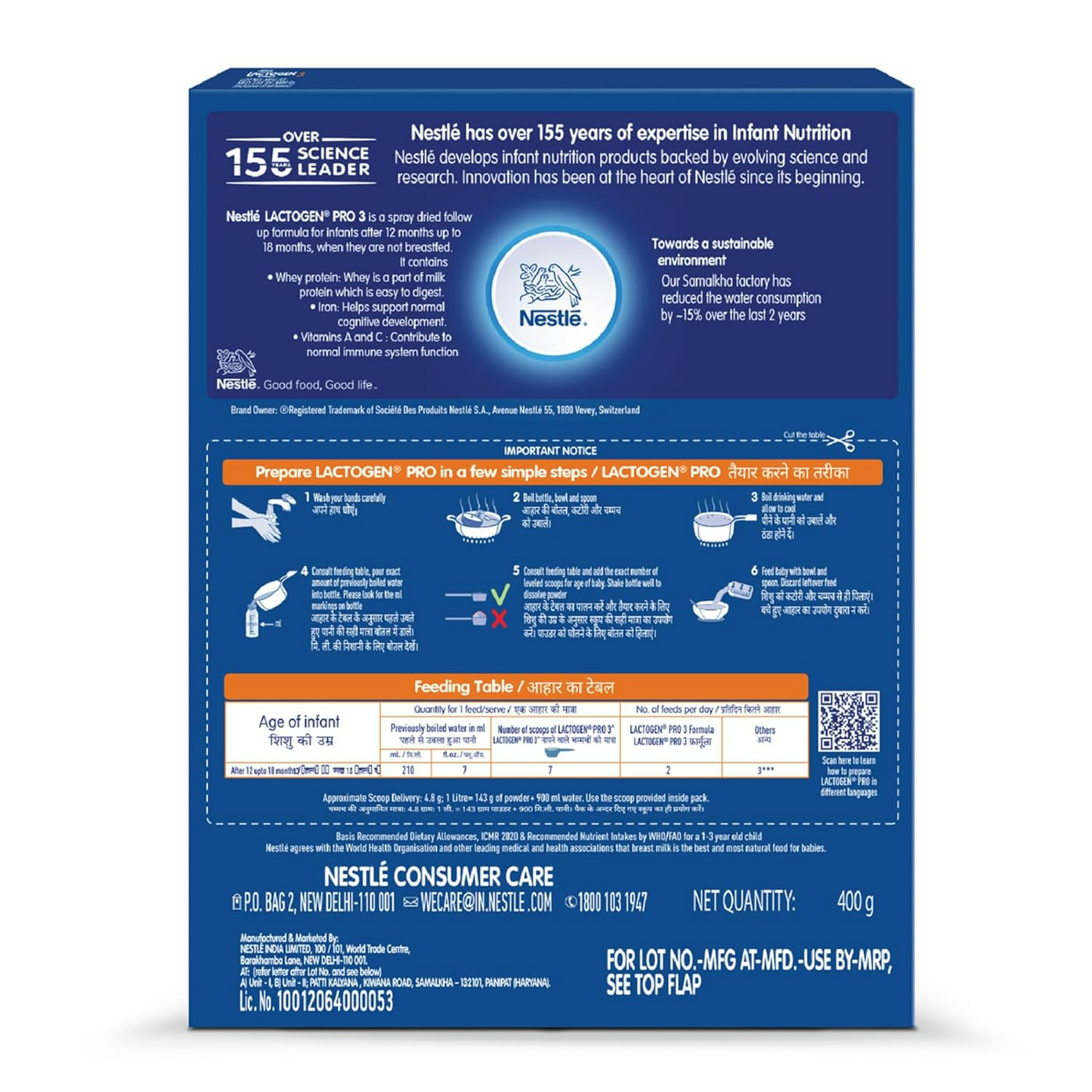 Nestle Lactogen Infant Formula Powder After 12 Months Stage 3