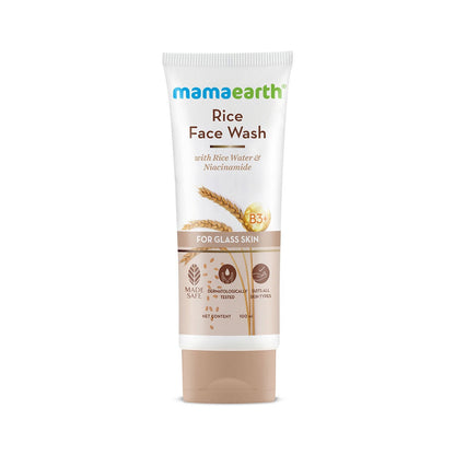 Mamaearth Rice Face Wash With Rice Water & Niacinamide
