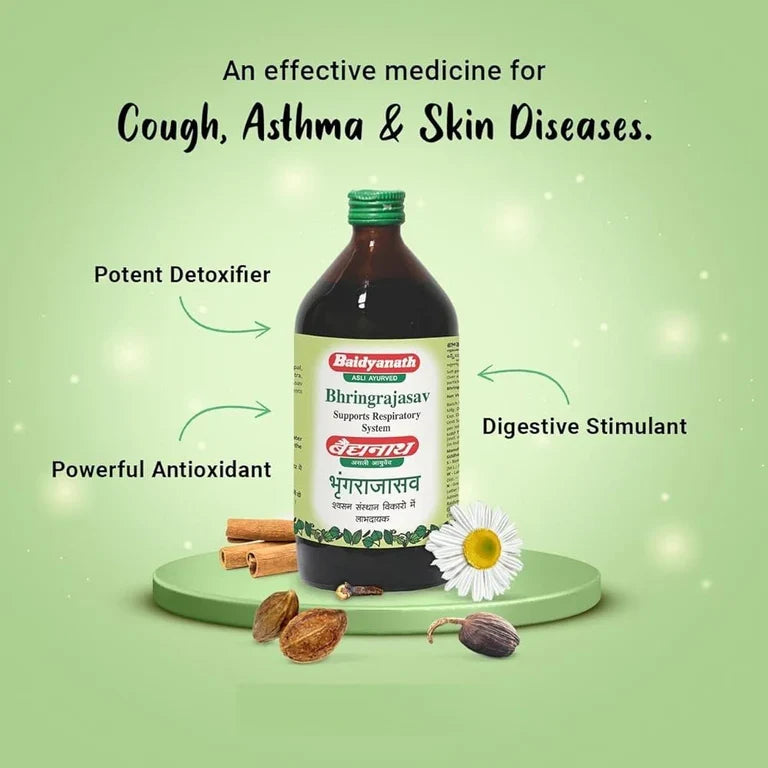 Baidyanath Nagpur Bhringrajasava - 450 ml