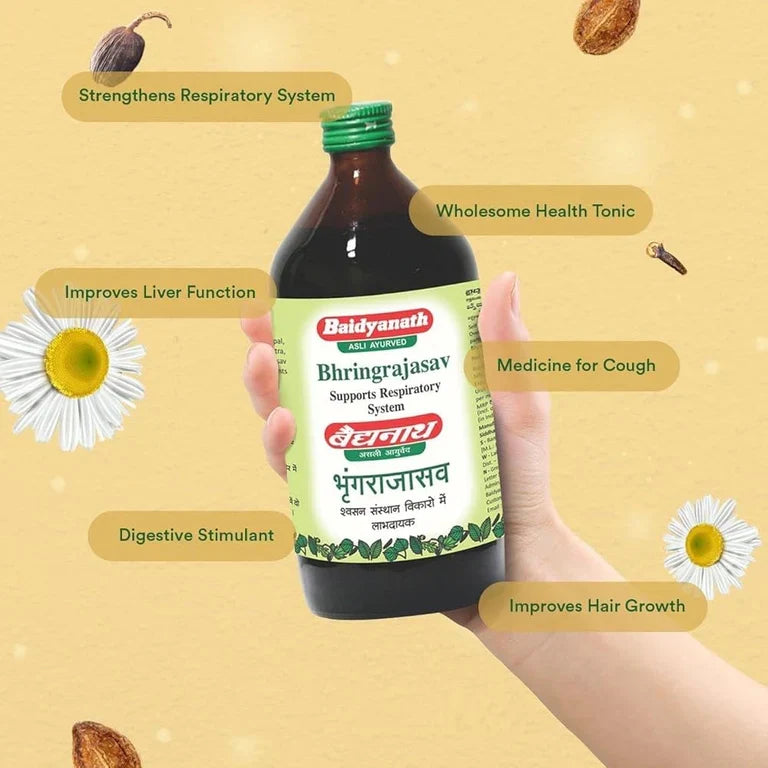 Baidyanath Nagpur Bhringrajasava - 450 ml