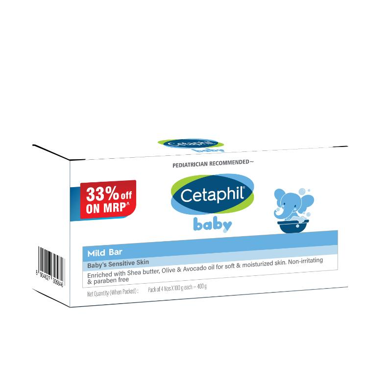 Cetaphil Baby Mild Bar Face & Body For Baby's Sensitive Skin