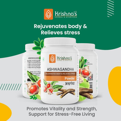 Krishna's Herbal & Ayurveda Ashwagandha Powder