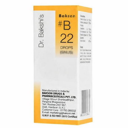 Bakson's Homeopathy B22 Drops