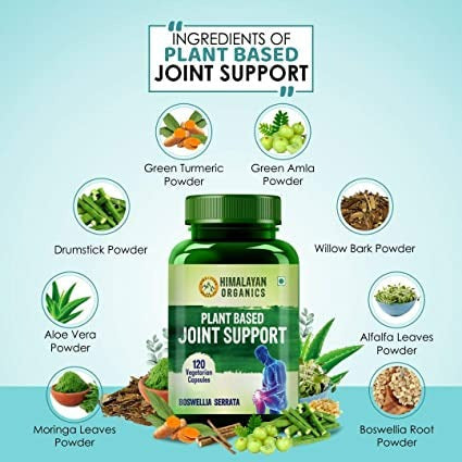 Himalayan Organics Plant Based Joint Support Vegetarian Capsules
