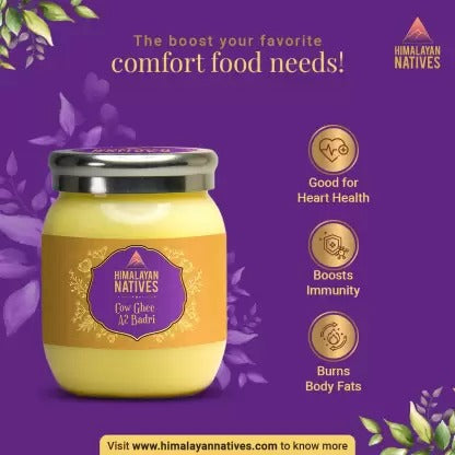 Himalayan Natives A2 Badri Cow Ghee | 100% Desi Cow Ghee | Vedic Bilona Method Ghee