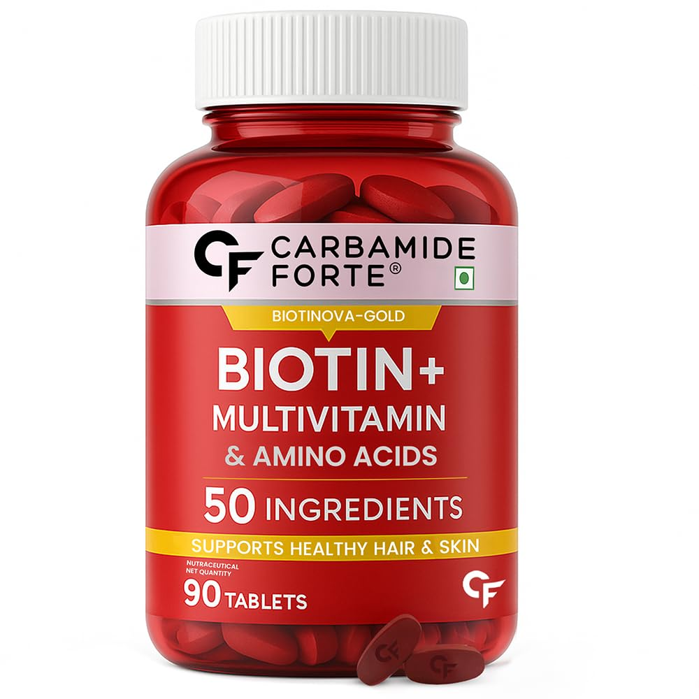 Carbamide Forte Biotin Tablets with 50 Multivitamin Ingredients for Women & Men