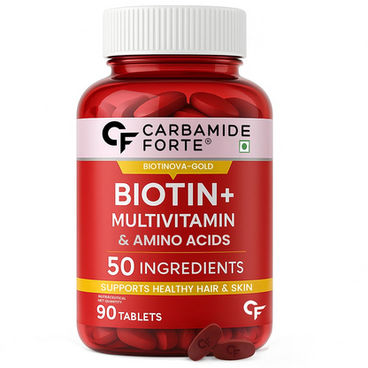 Carbamide Forte Biotin Tablets with 50 Multivitamin Ingredients for Women & Men