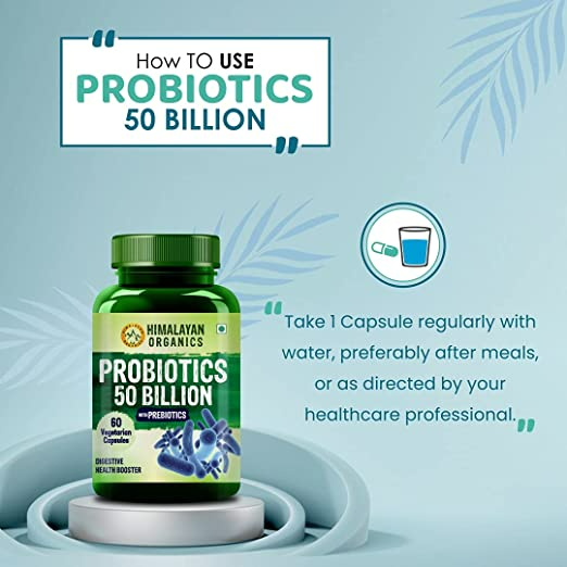Himalayan Organics Probiotics Supplement 50 billion - 60 Tabs
