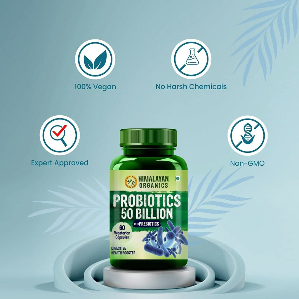 Himalayan Organics Probiotics Supplement 50 billion - 60 Tabs