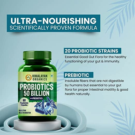 Himalayan Organics Probiotics Supplement 50 billion - 60 Tabs