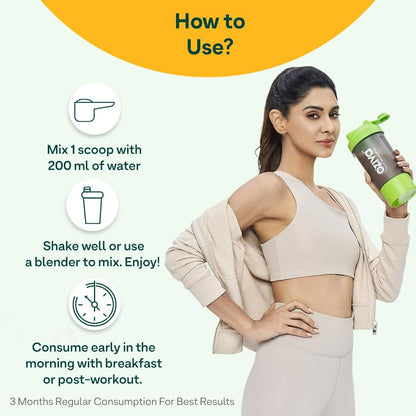 OZiva Protein & Herbs for Women - Protein Powder to Reduce Body Fat, Manage Weight & Metabolism, No Added Sugar