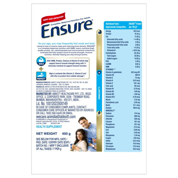 Ensure Nutritional Powder - Chocolate Flavor