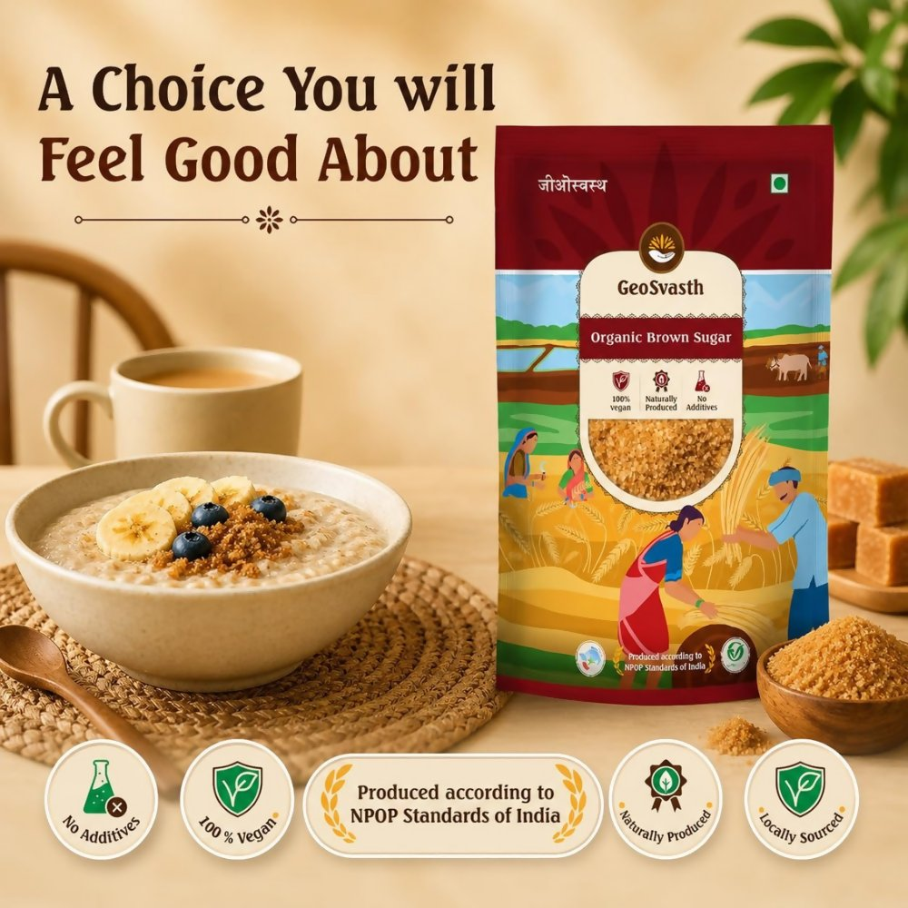 Geosvasth Organic Brown Sugar