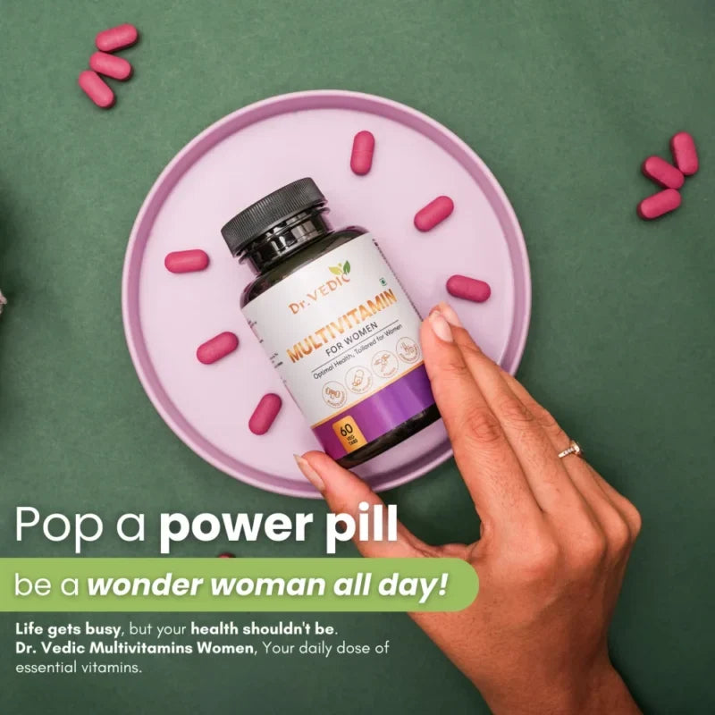 Dr. Vedic Multivitamin Women Tablets - 60 Tabs