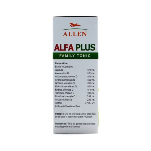 Allen Homeopathy Alfa Plus Family Tonic