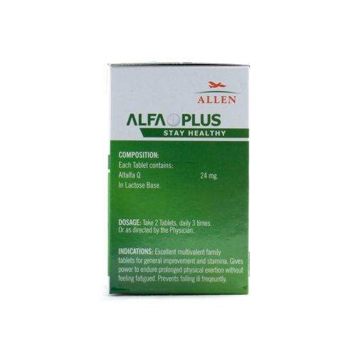 Allen Homeopathy Alfa Plus Tablets
