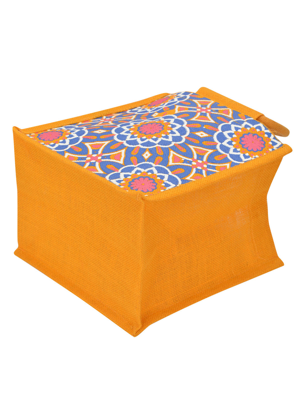 Jute Cottage Mughal Print Zipper Lunch Bag