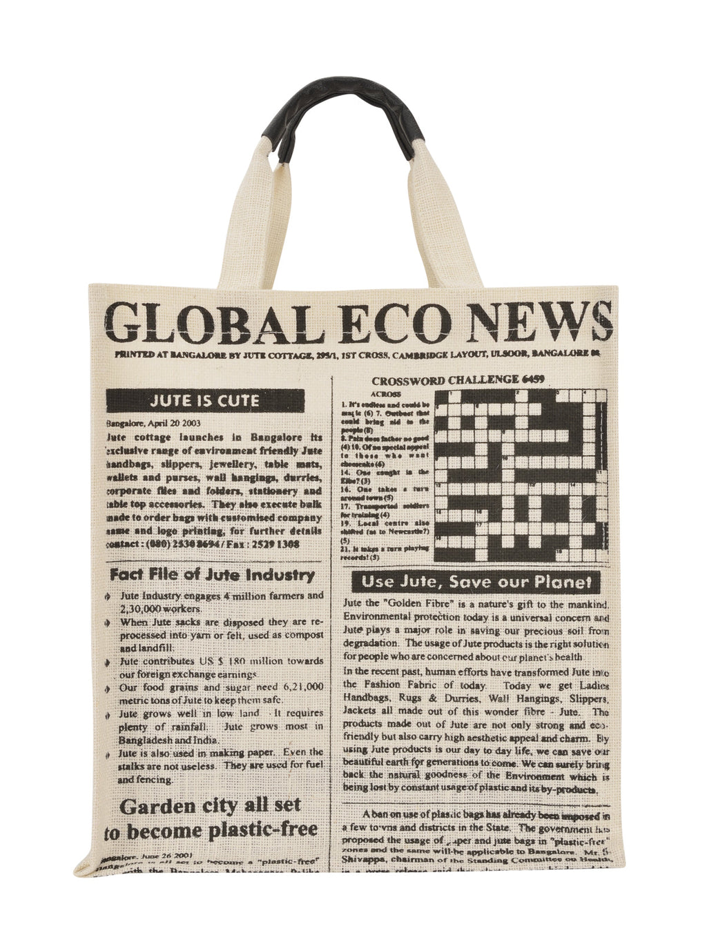 Jute Cottage Global Shopping Bag 100% Genuine