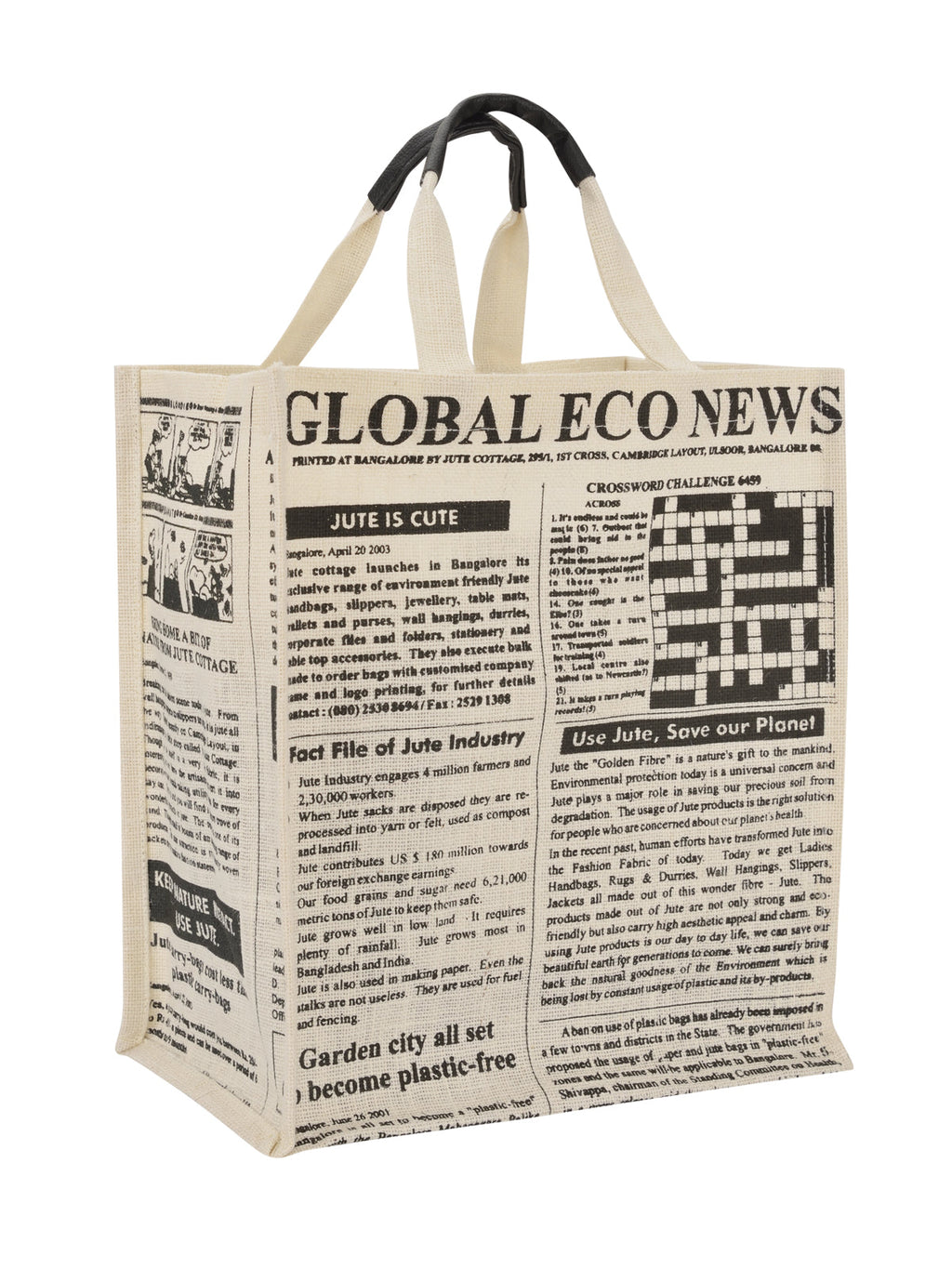 Jute Cottage Global Shopping Bag 100% Genuine