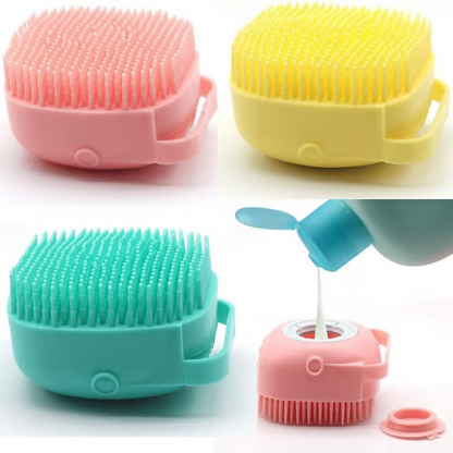 Bronson Professional Silicone Shower Scrubber Exfoliating Bath Brush