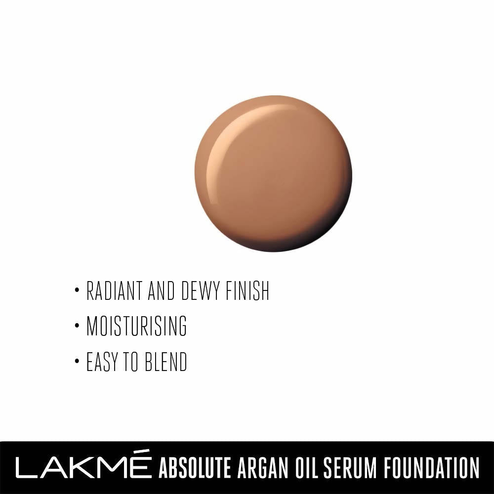 Lakme Absolute Argan Oil Serum Foundation with SPF 45 Natural Light - 20 gms