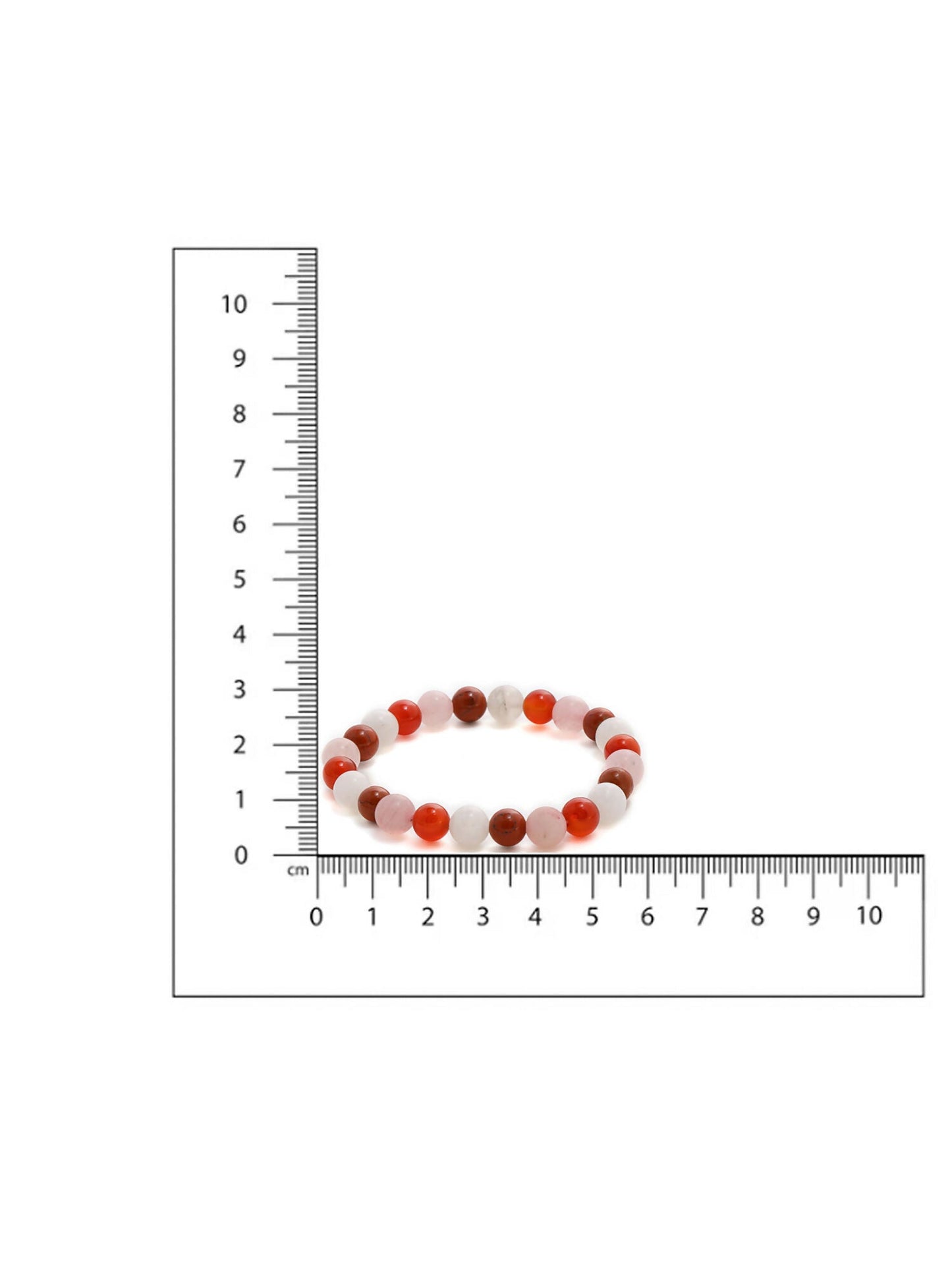 Red Carnelian, Amathyst Beads Bracelet - Ruby Raang