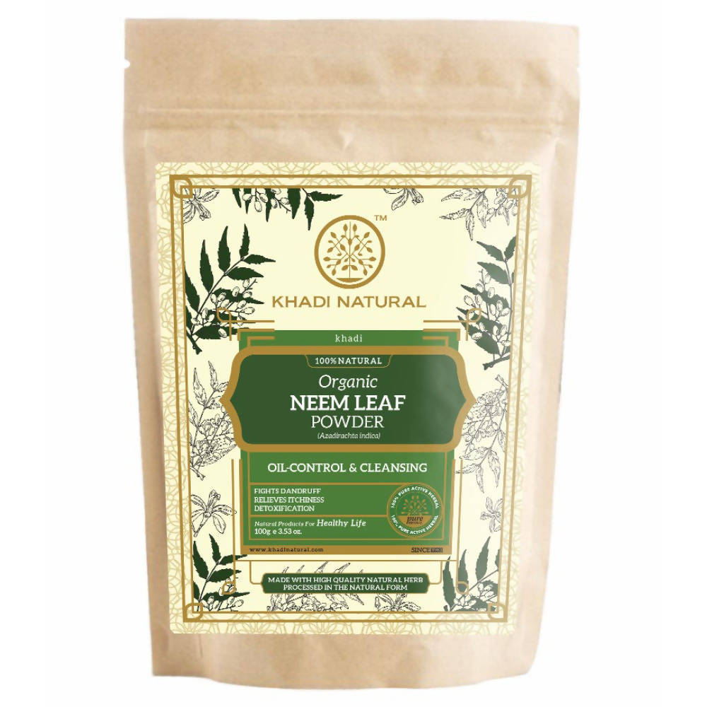 Khadi Natural Organic Neem Leaf Powder - 100 gms