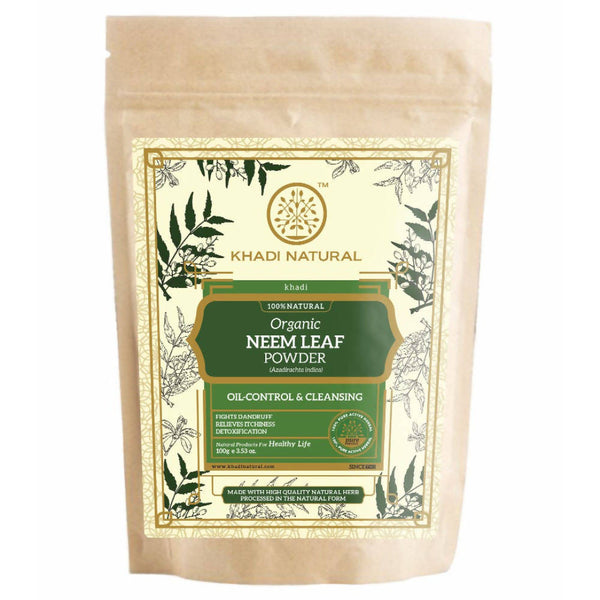 Khadi Natural Organic Neem Leaf Powder - 100 gms
