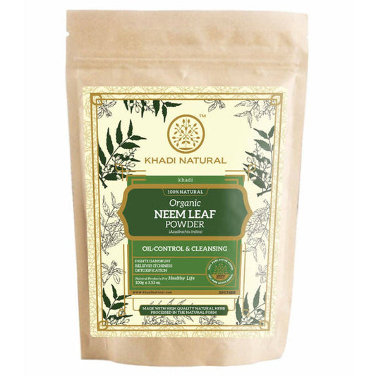 Khadi Natural Organic Neem Leaf Powder - 100 gms