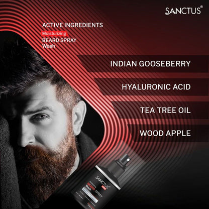 SANCTUS Beard Spray Wash & Conditioner