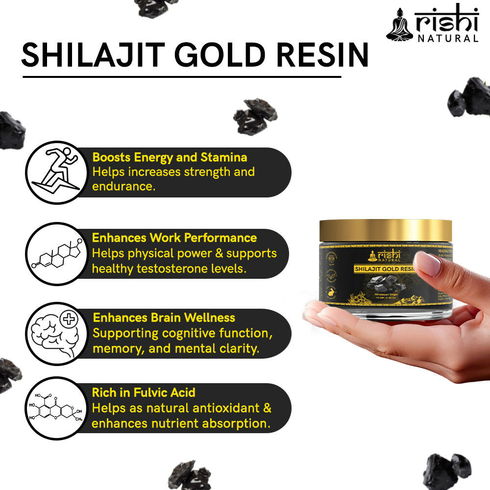 Rishi Natural Himalayan SJ Gold Resin