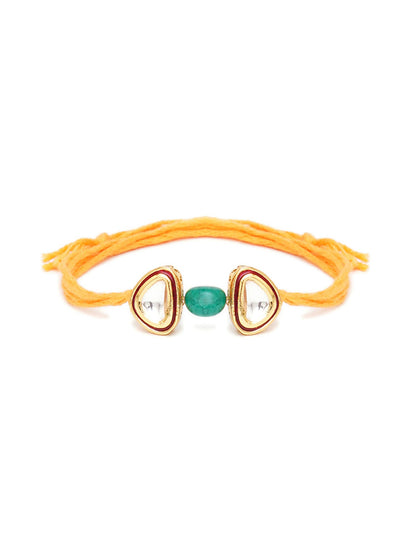 Designer kundan Rakhi - Ruby Raang