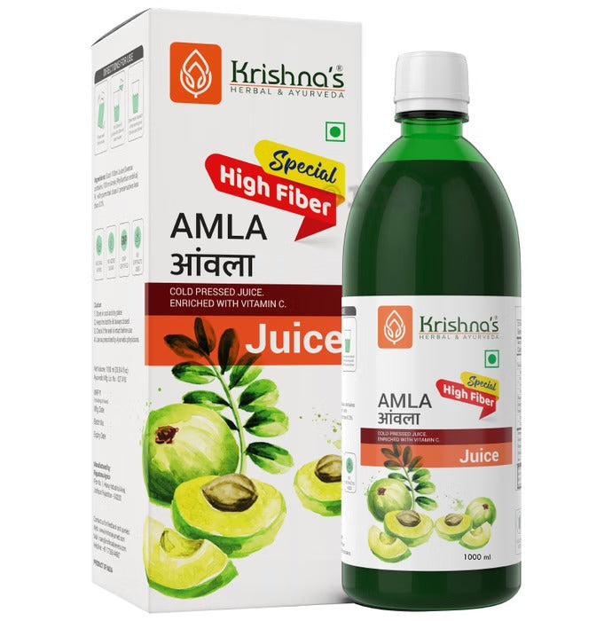 Krishna's Herbal & Ayurveda Special High Fibre Amla Juice - 1000 ml
