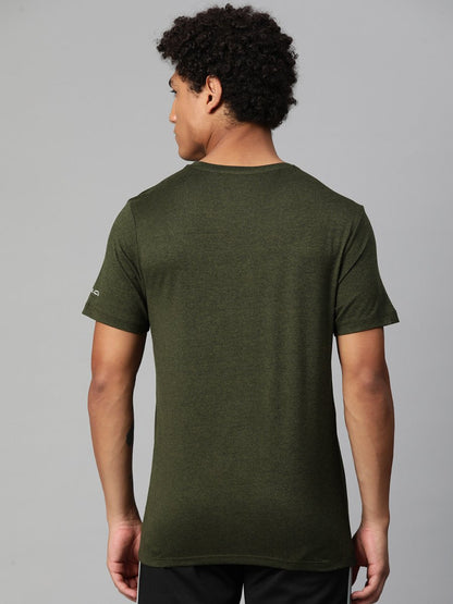 Alcis Typography Printed Anti Static Slim Fit T-shirt