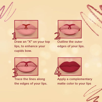 Character Two In One - Lipstick & Lipliner - Cto205