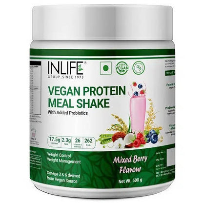 Inlife Vegan Protein Meal Mixed Berry Flavour