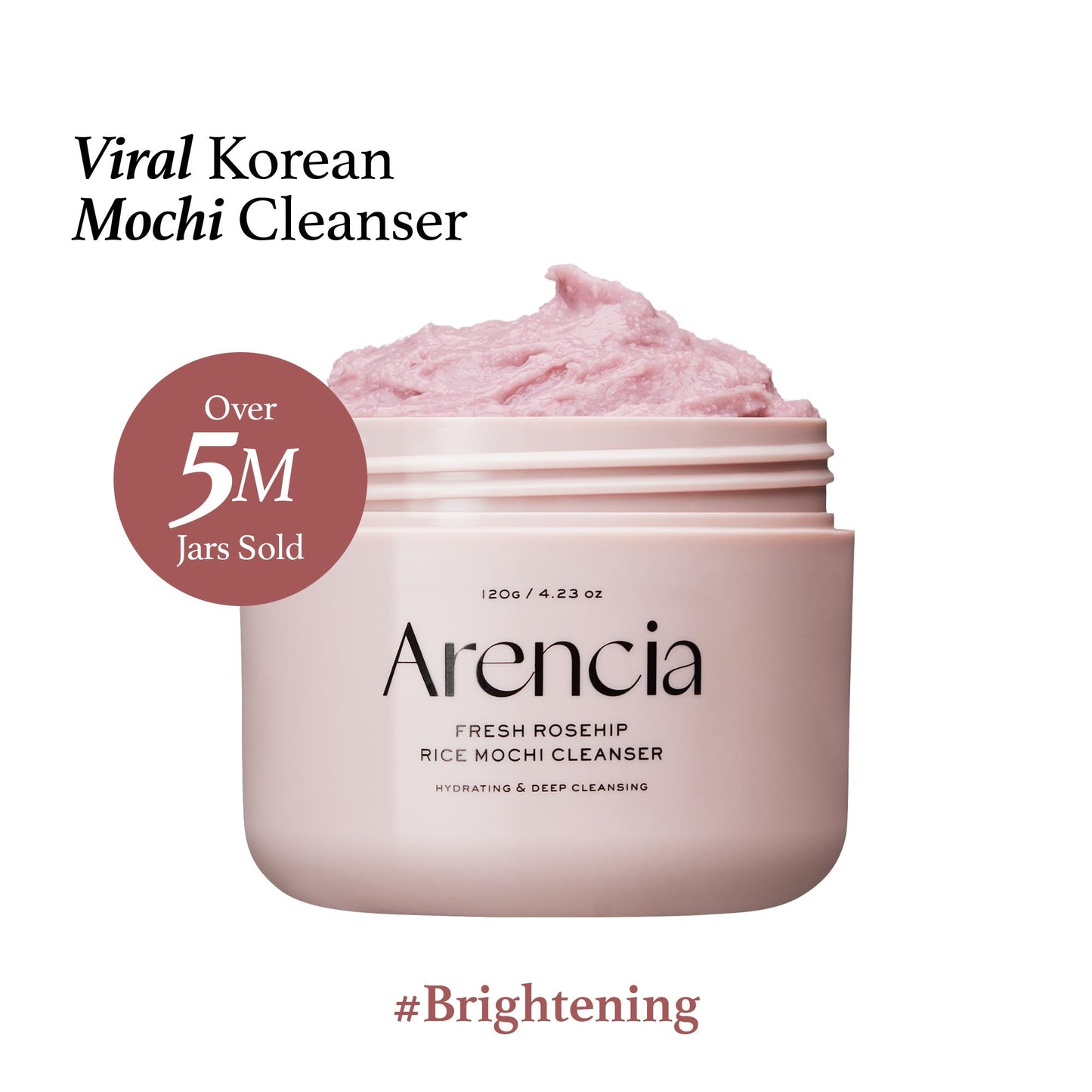 Arencia Fresh Rosehip Rice Mochi Cleanser - All-In-One Cleanser