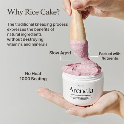 Arencia Fresh Rosehip Rice Mochi Cleanser - All-In-One Cleanser