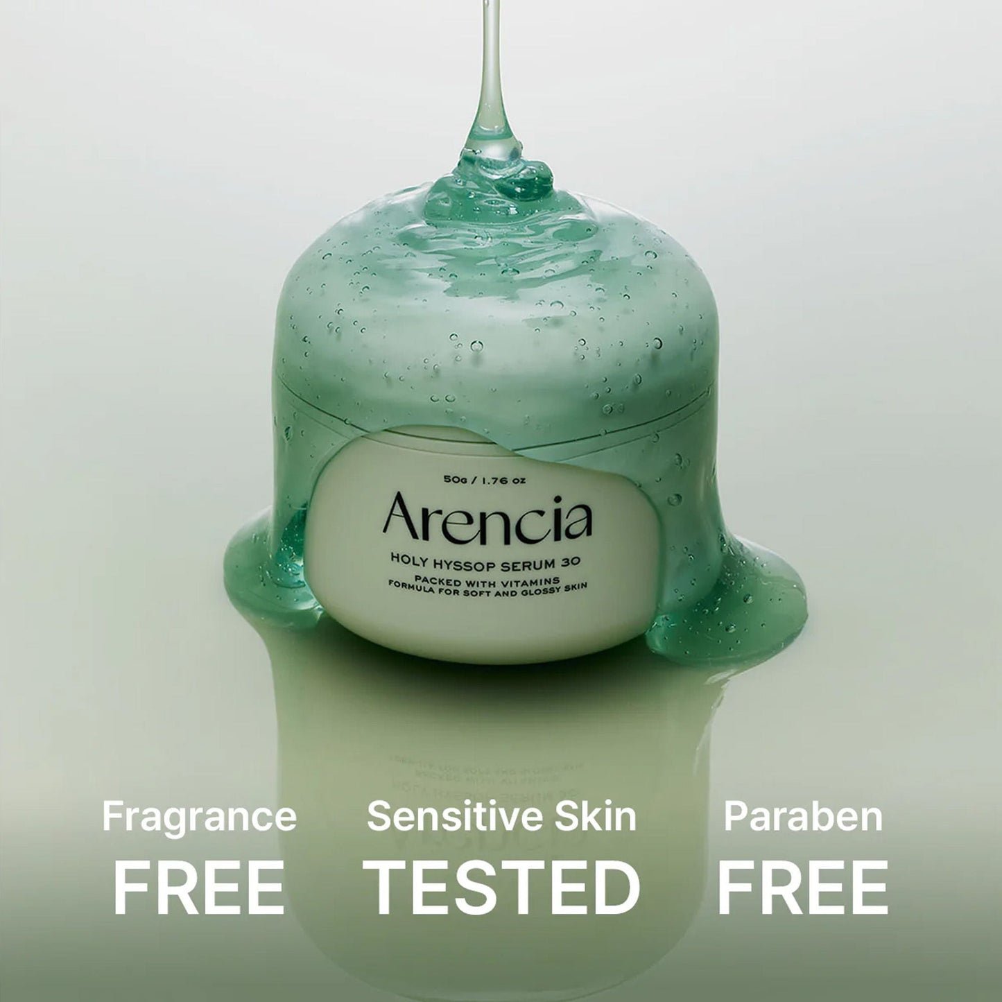 Arencia Holy Hyssop Serum 30 - Brightening Serum for Korean Glass Skin, Reduces Hyperpigmentation